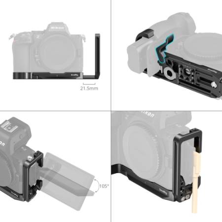 SmallRig 5256 - płytka L-kształtna do Nikon, ułatwienia